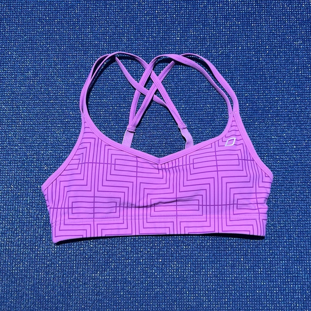 LORNA JANE purple sports bra M